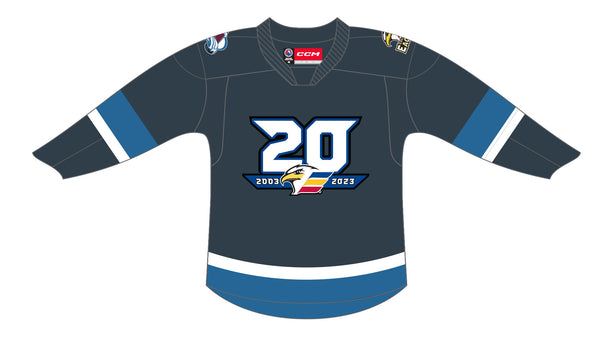 Personalized AHL Colorado Eagles White Jersey 2020 - WanderGears