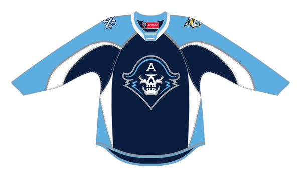 MILWAUKEE ADMIRALS CCM JERSEY SIZE Adult Small S Light Blue White Pirate  AHL