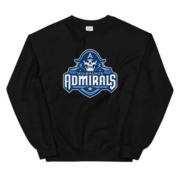 Milwaukee Admirals Adult Primary Logo Long Sleeve Shirt –