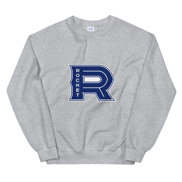 Laval Rocket Adult Primary Logo Crewneck Sweatshirt