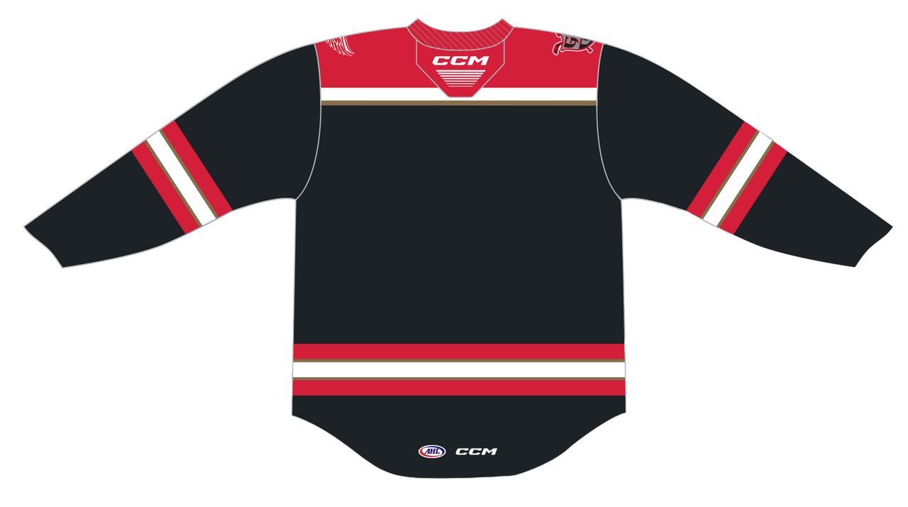 CCM Quicklite Grand Rapids Griffins Customized Premier Black Jersey