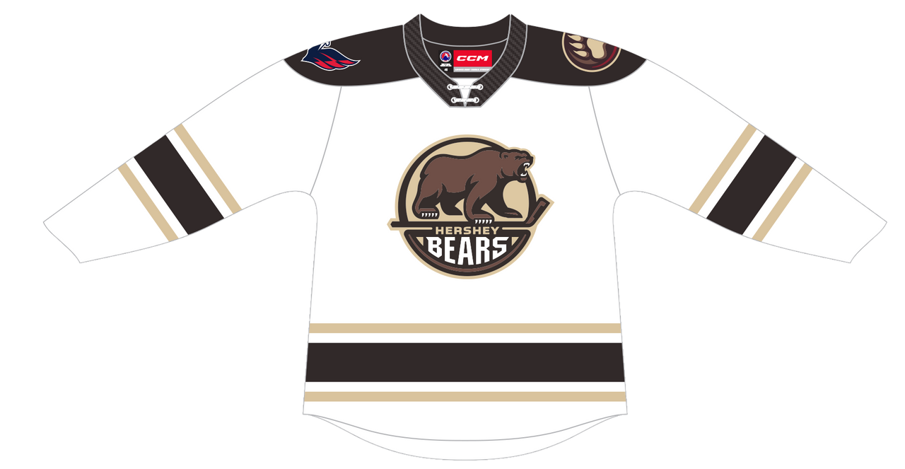 CCM Quicklite Hershey Bears Premier White Jersey