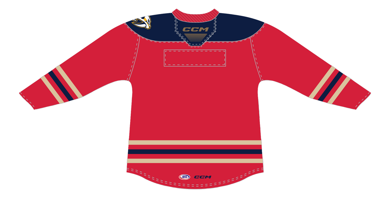 CCM Quicklite Milwaukee Admirals Premier Alternate Red Jersey