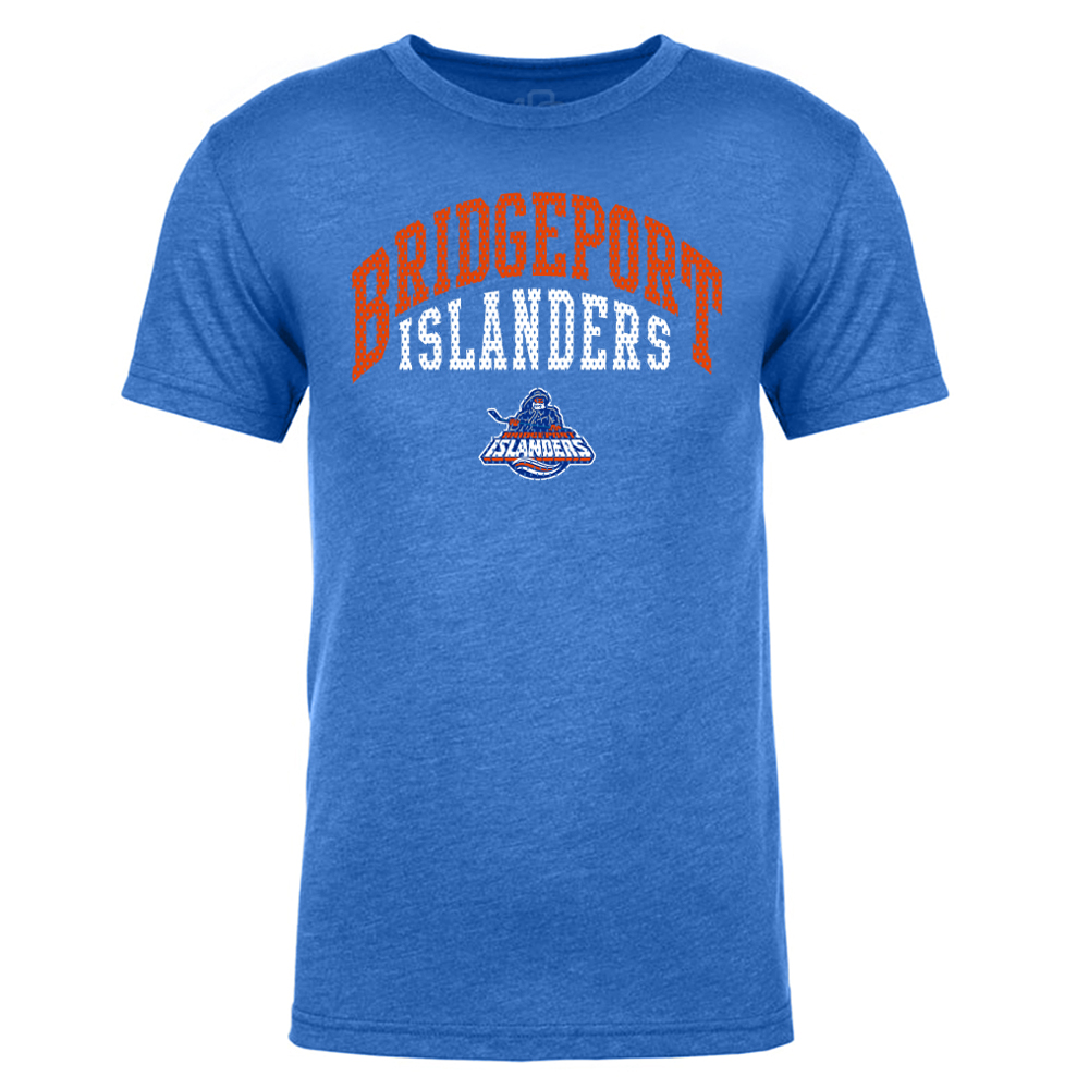 108 Stitches Bridgeport Islanders Athletic Adult Short Sleeve T-Shirt