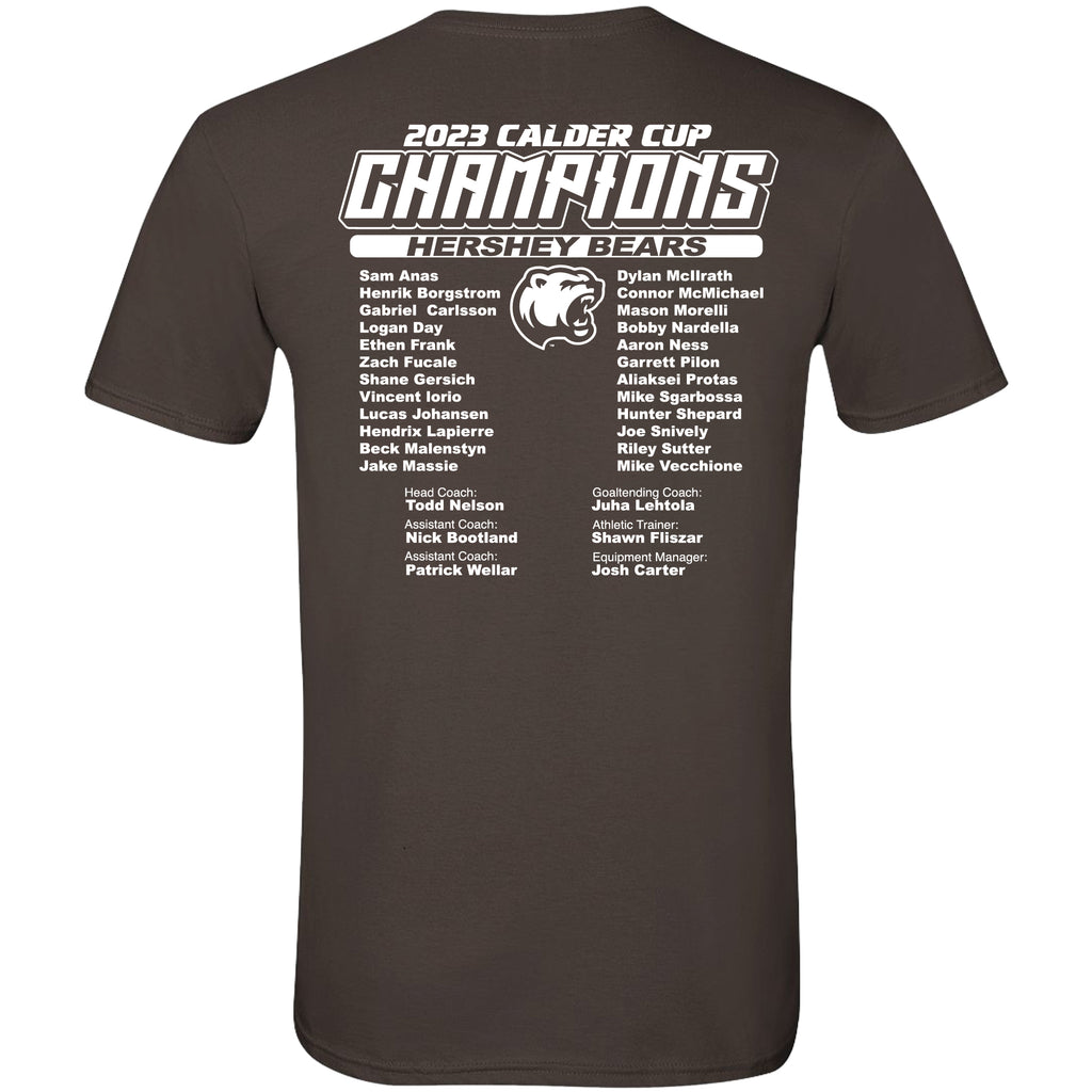 Hershey Bears Poster Champions Twelve Time Calder Cup 2023 T-shirt - Masteez