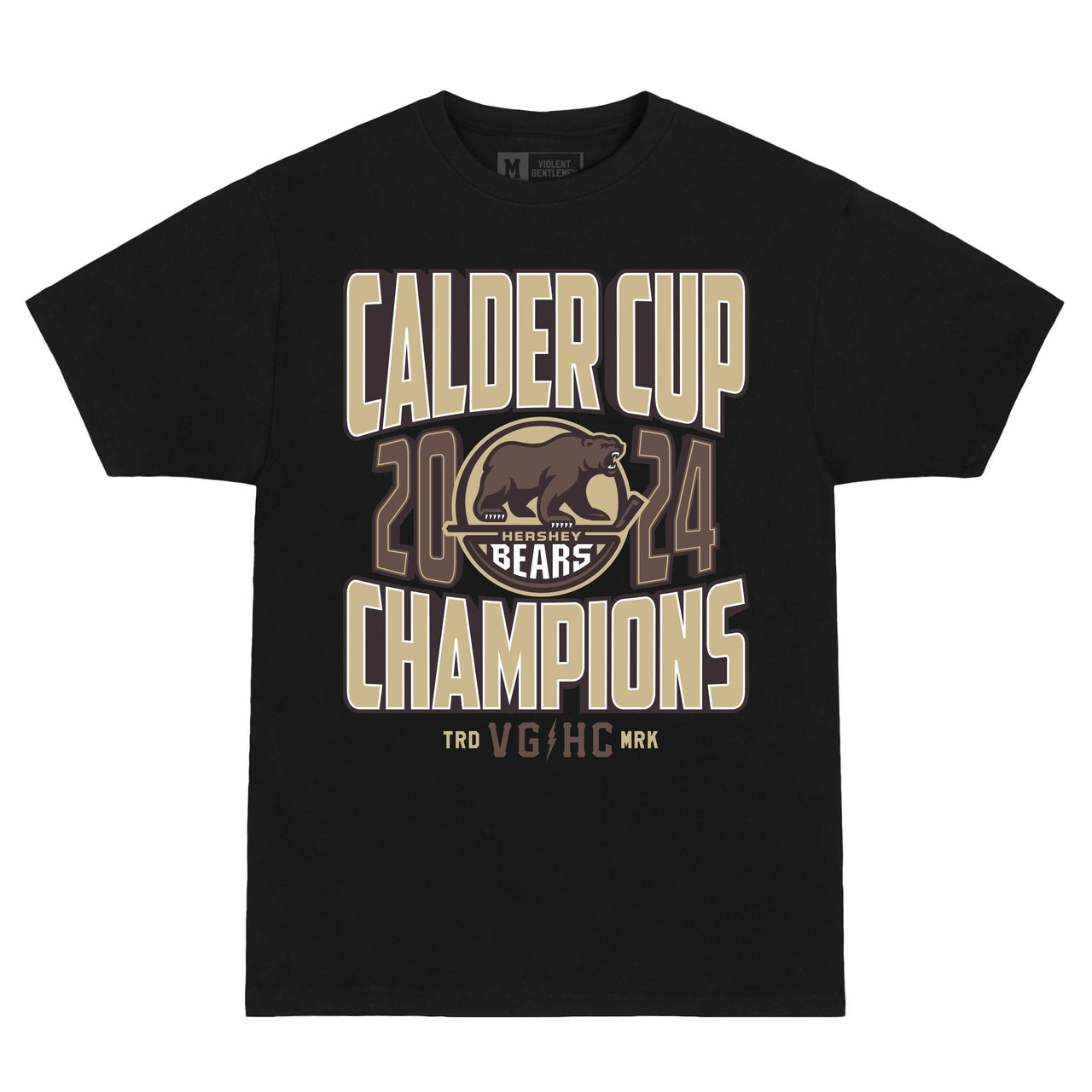 Violent Gentlemen Hershey Bears 2024 Calder Cup Champions Adult T-Shirt