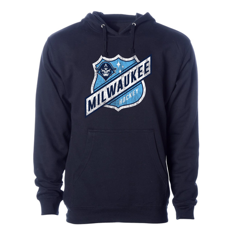 Vintage 90s Milwaukee Admirals Hockey AHL Jersey Crewneck Sweatshirt L Large