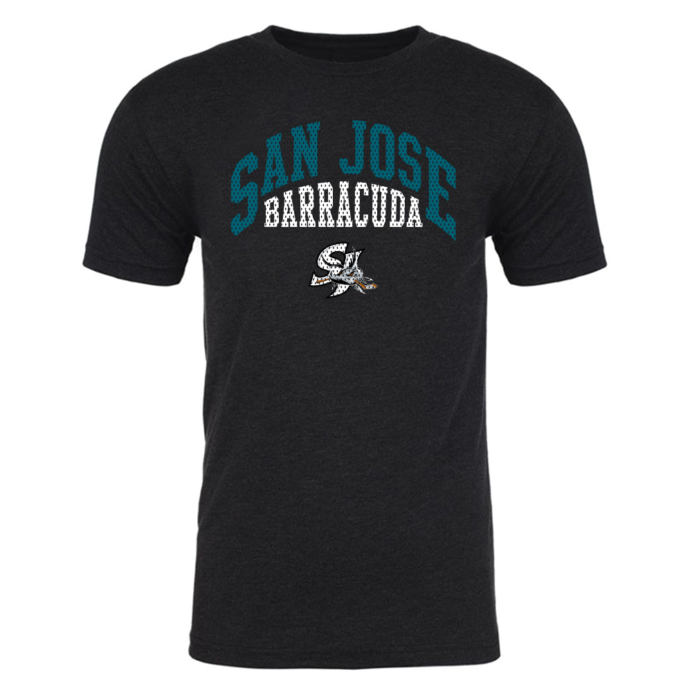 108 Stitches San Jose Barracuda Adult Athletic Short Sleeve T-Shirt