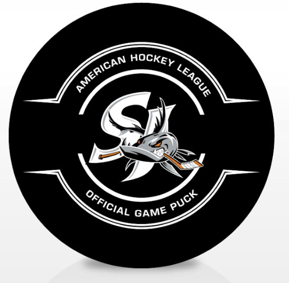 San Jose Barracuda Official Center Ice Game Puck