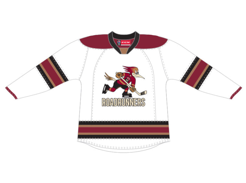 CCM Quicklite Tucson Roadrunners Customized Premier White Jersey