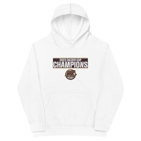 Hershey Bears 2023 Calder Cup Champions Youth Crossbar Fleece Hoodie ...