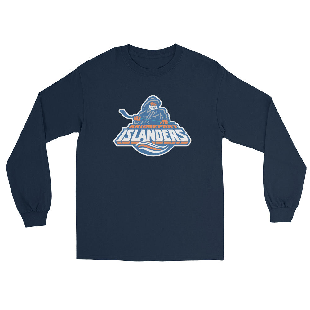 Bridgeport Islanders Adult Primary Logo Long Sleeve Shirt