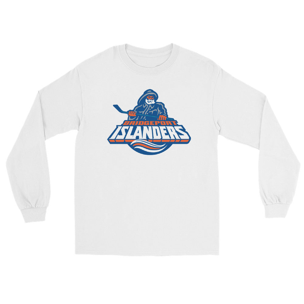 Bridgeport Islanders Adult Primary Logo Long Sleeve Shirt