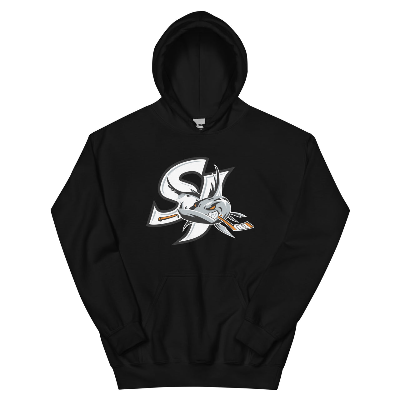 San Jose Barracuda Primary Logo Adult Pullover Hoodie