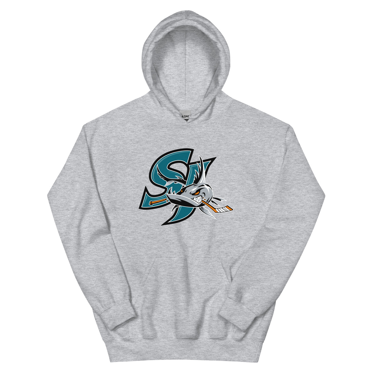 San Jose Barracuda Primary Logo Adult Pullover Hoodie