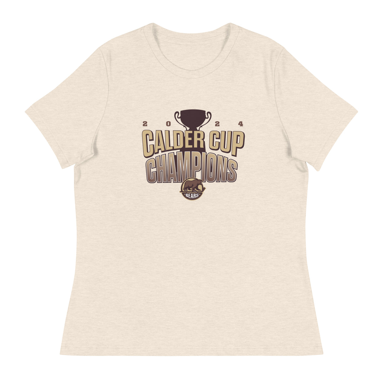 Hershey Bears 2024 Calder Cup Champions Women's Relaxed Victory T-Shirt