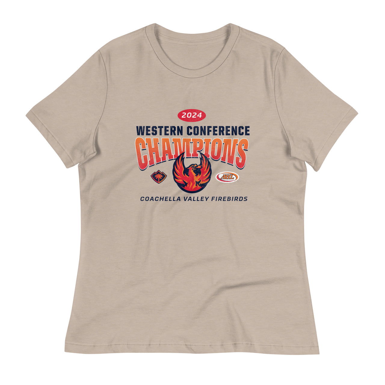 Coachella Valley Firebirds 2024 Western Conference Champions Women's Relaxed T-Shirt