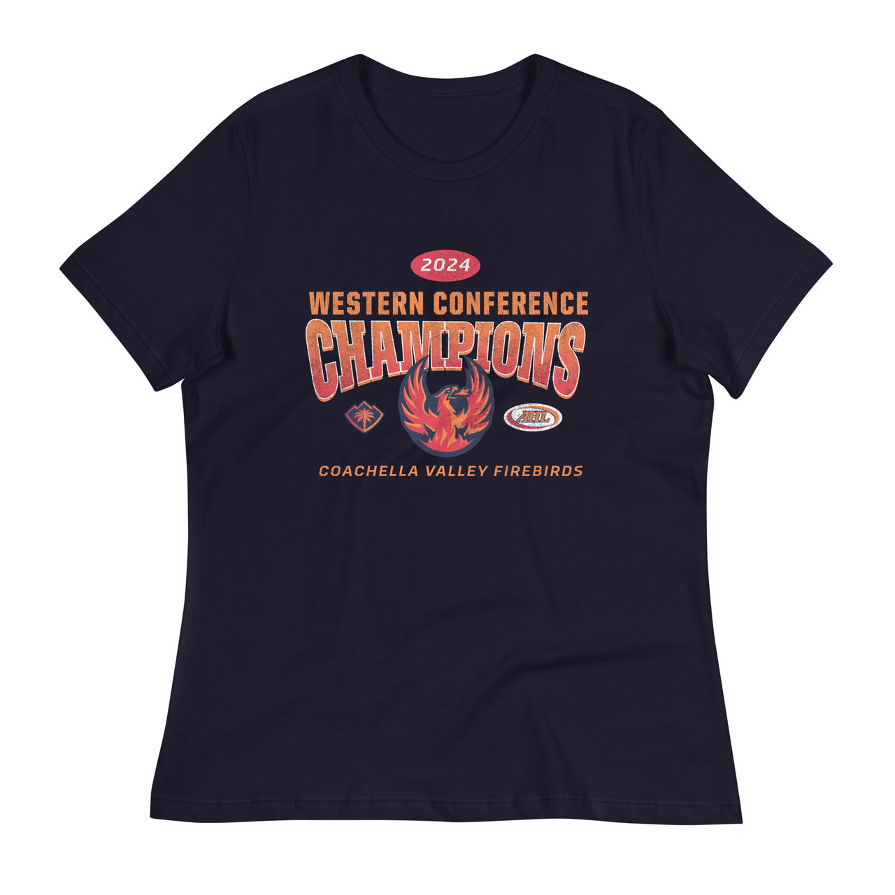 Coachella Valley Firebirds 2024 Western Conference Champions Women's Relaxed T-Shirt