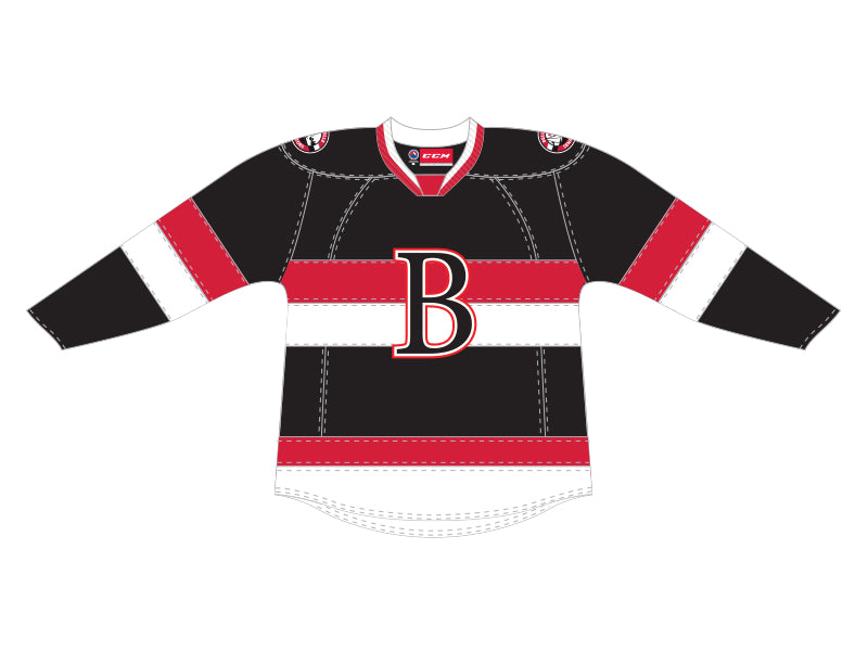 Custom Red Black Hockey Jersey Fast Shipping – FiitgCustom
