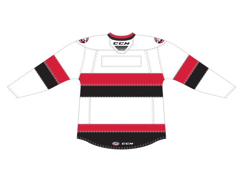 Pro Stock Blank CCM Quicklite Practice Jersey White Size 58