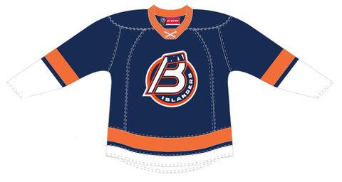 Bridgeport Islanders AHL Youth Hockey Jersey XL & Hat Cap SGA Lot New York  NY