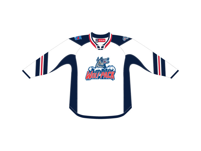 CCM Quicklite Hartford Wolf Pack Premier White Jersey