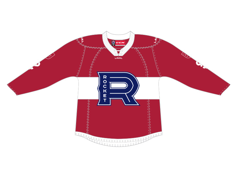 Laval Rocket #17#9 Hockey Jersey Embroidery Stitched Customize Any