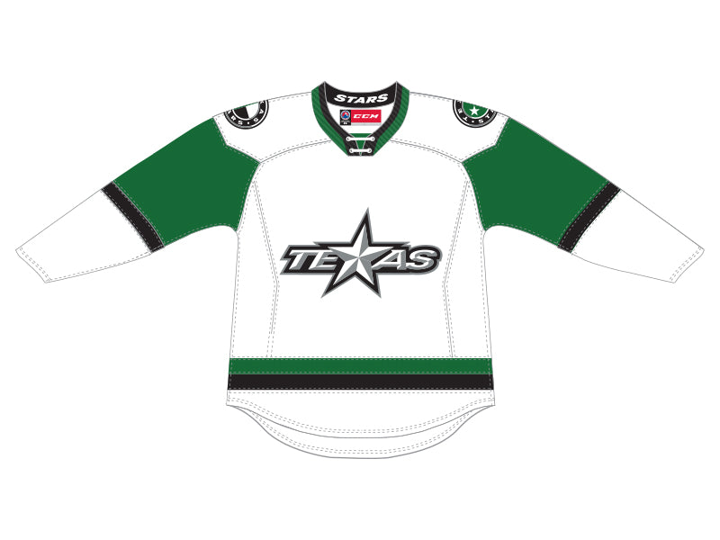 CCM Quicklite Texas Stars Premier White Jersey