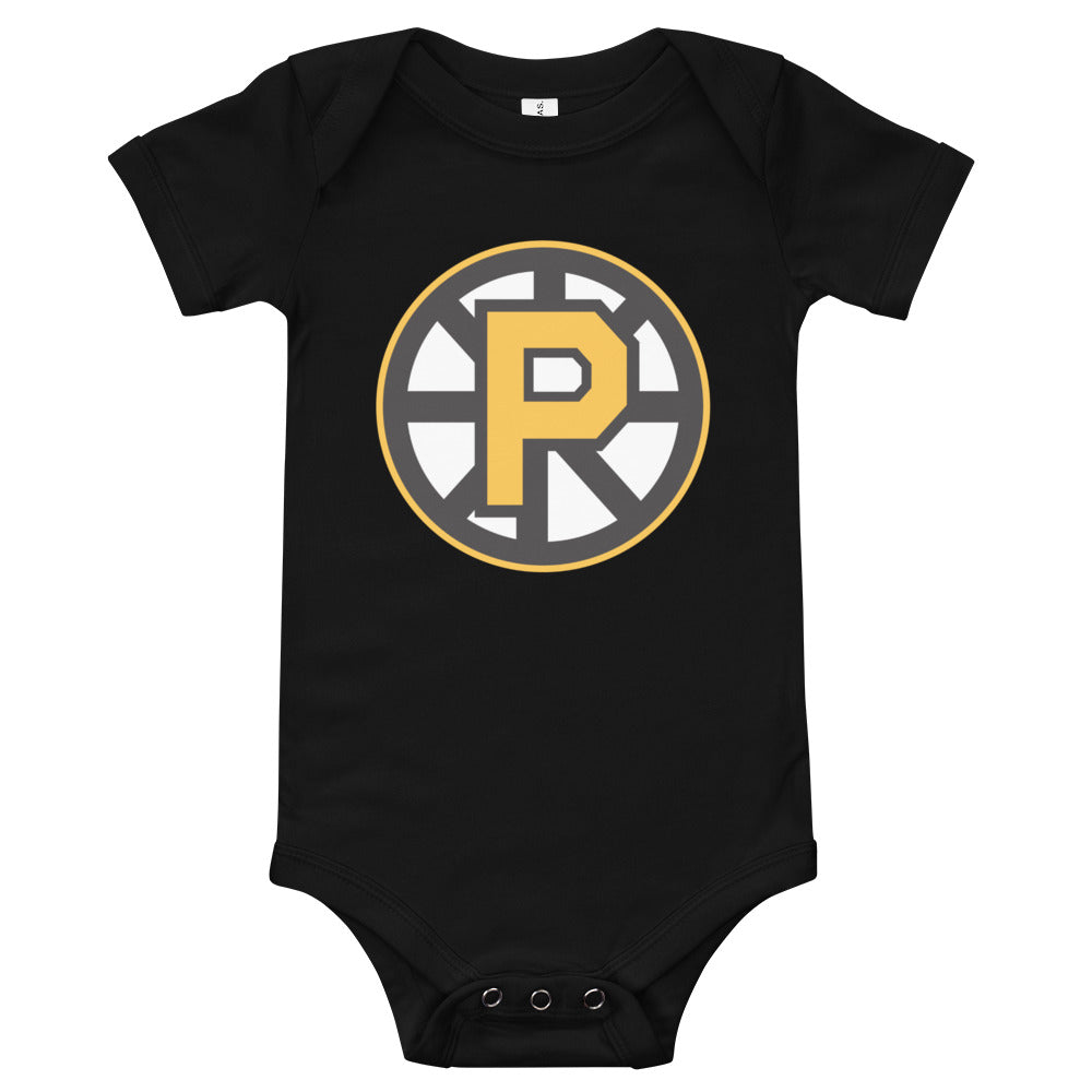 Providence Bruins Primary Logo Baby Onesie