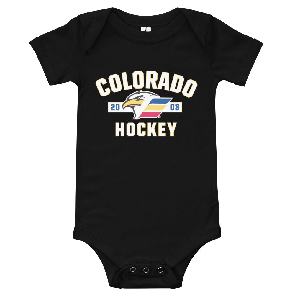 Colorado Eagles Established Logo Baby Onesie