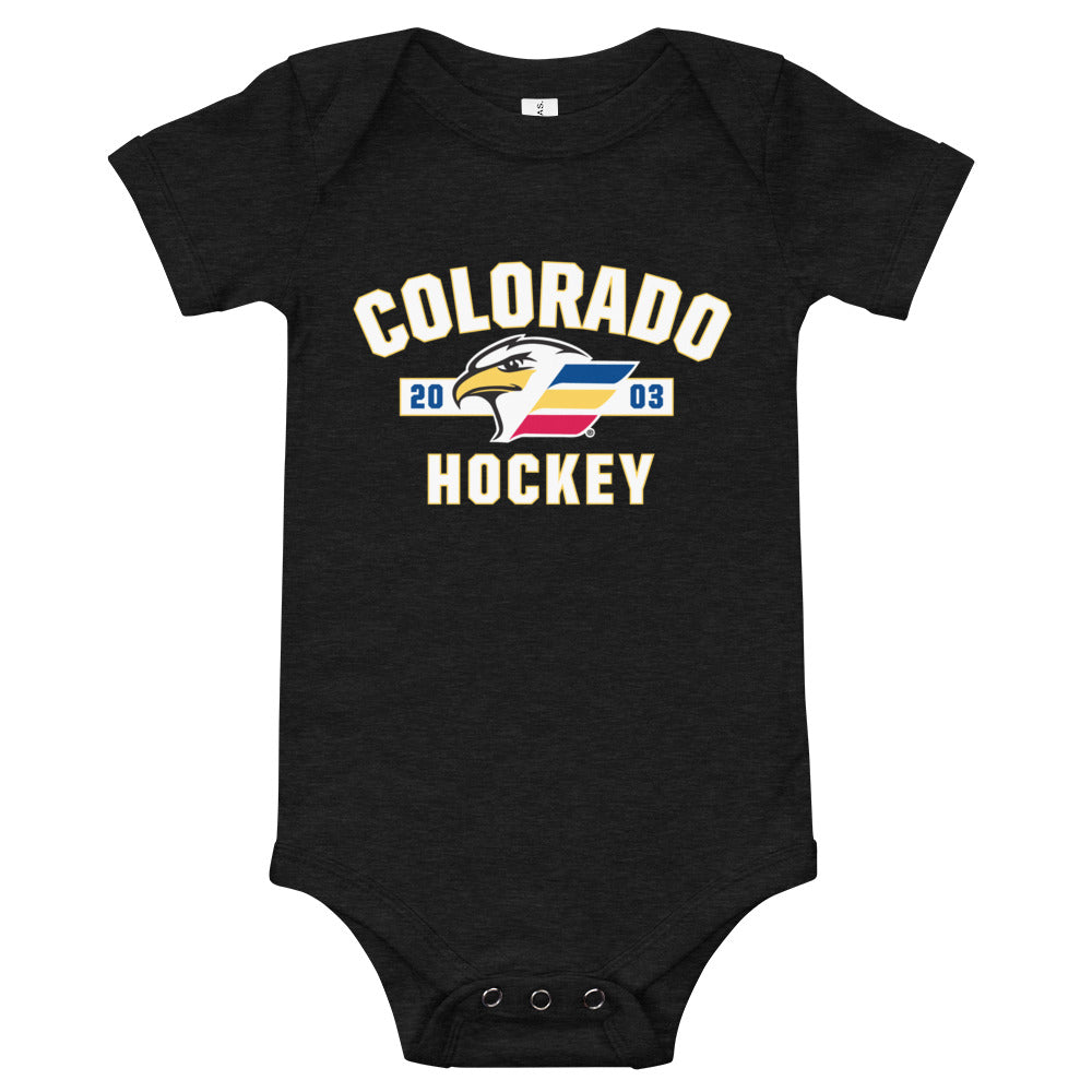 Colorado Eagles Established Logo Baby Onesie