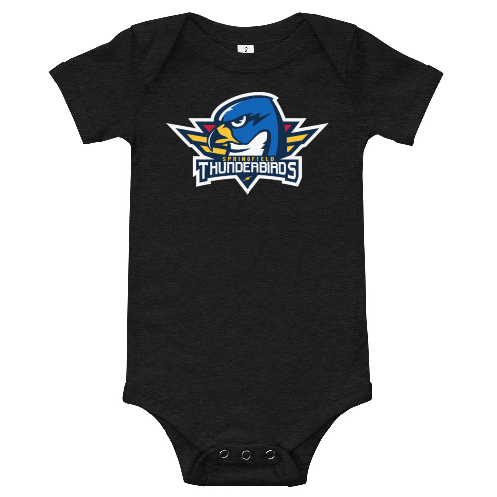 Springfield Thunderbirds Primary Logo Baby Onesie