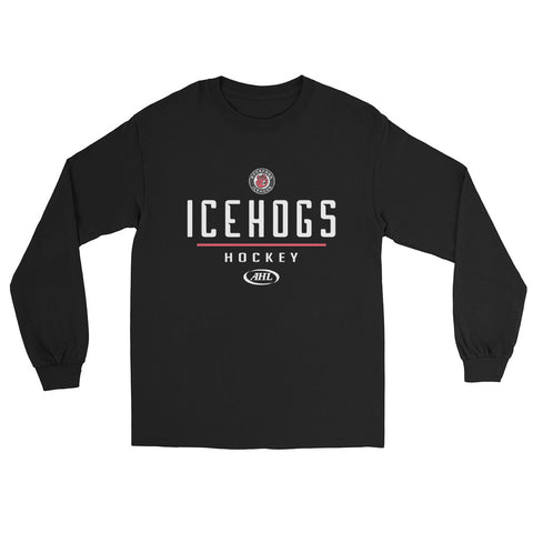Rockford Icehogs AHL Chicago Blackhawks Affiliate Black Hockey Jersey Youth  XL