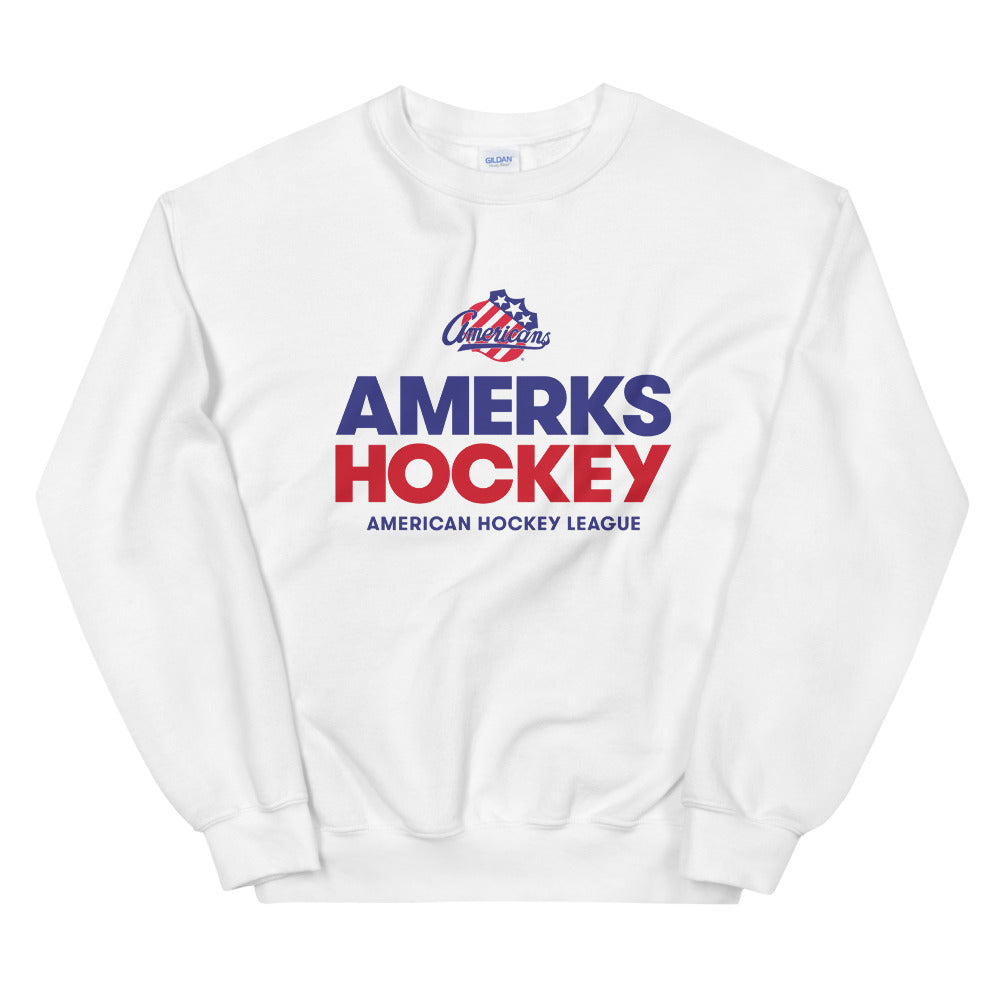 Rochester Americans Hockey Adult Crewneck Sweatshirt