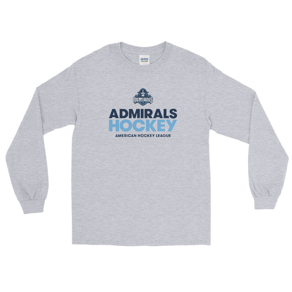 Milwaukee Admirals Adult Primary Logo Short-Sleeve Premium T-Shirt –