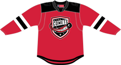 Comets White Hockey Jersey