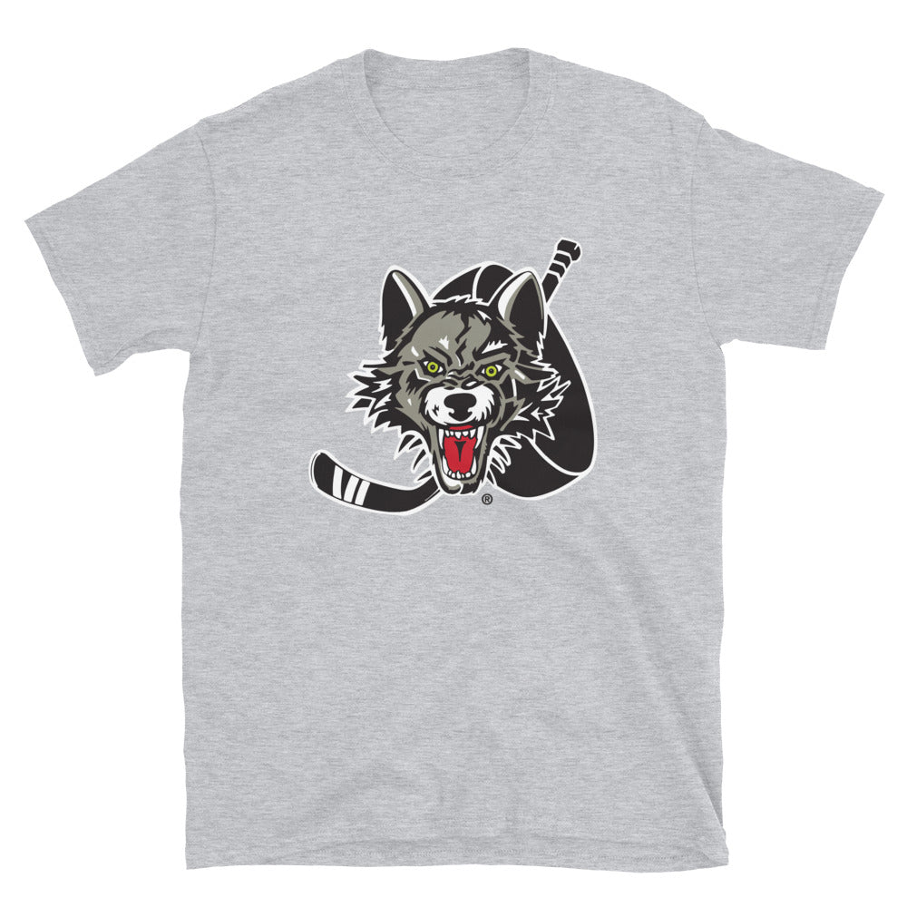 Chicago Wolves Adult Primary Logo Short-Sleeve T-Shirt –