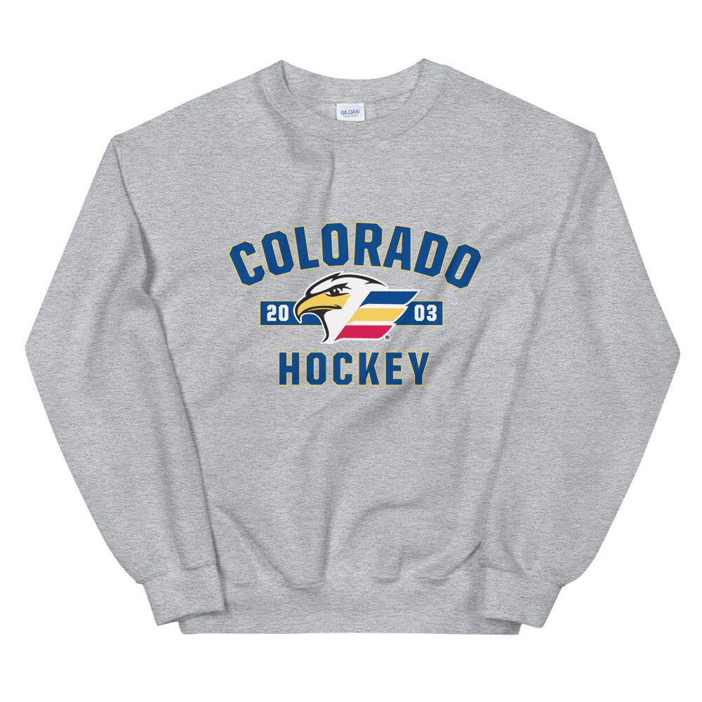 Colorado Eagles Adult Established Logo Crewneck Sweatshirt –