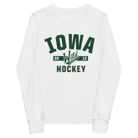 Youth Wild Lace Hoodie - Iowa Wild Hockey Club