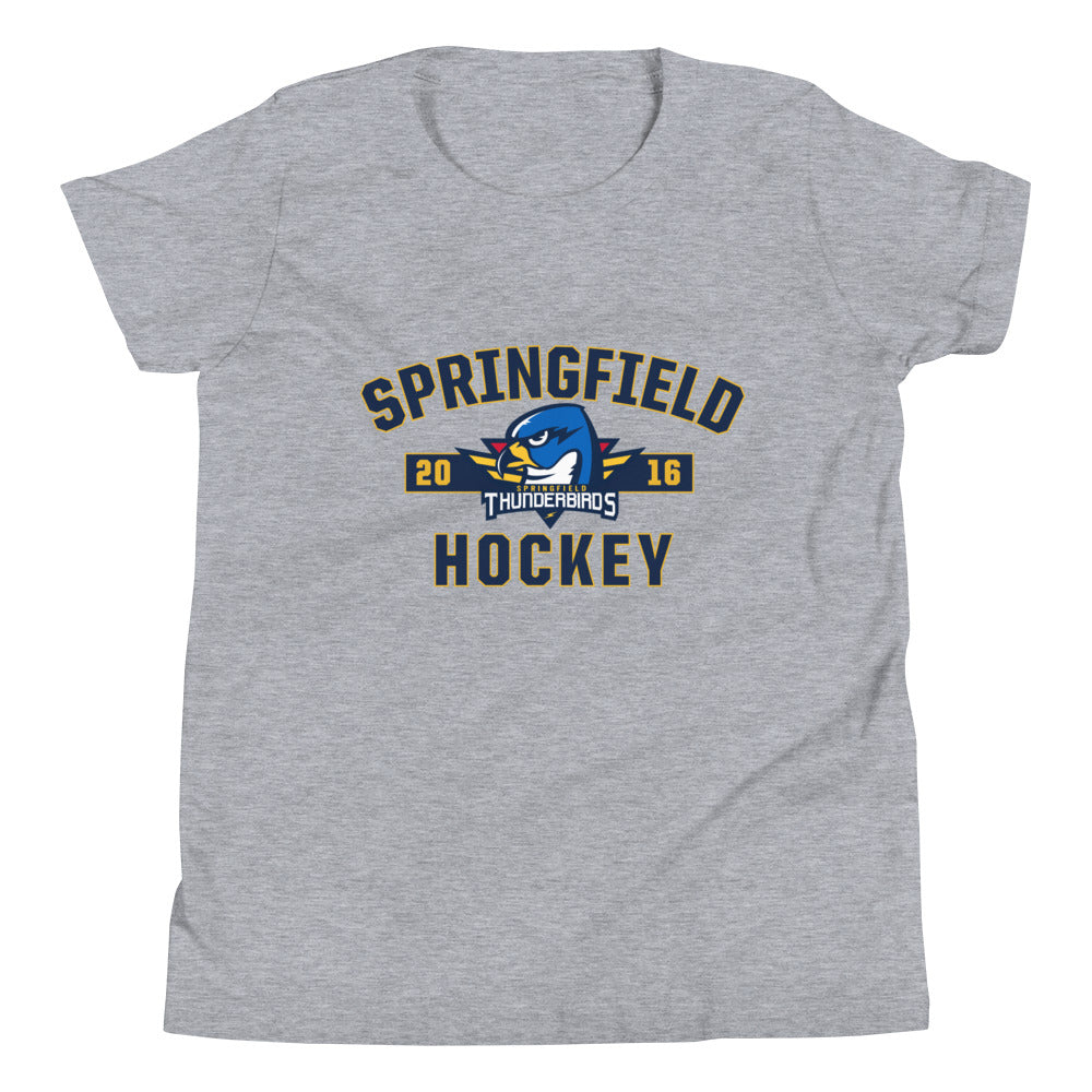 Springfield Thunderbirds Established Logo Youth Short Sleeve T-Shirt