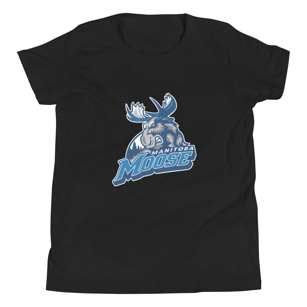 Manitoba Moose Primary Logo Youth Short Sleeve T-Shirt