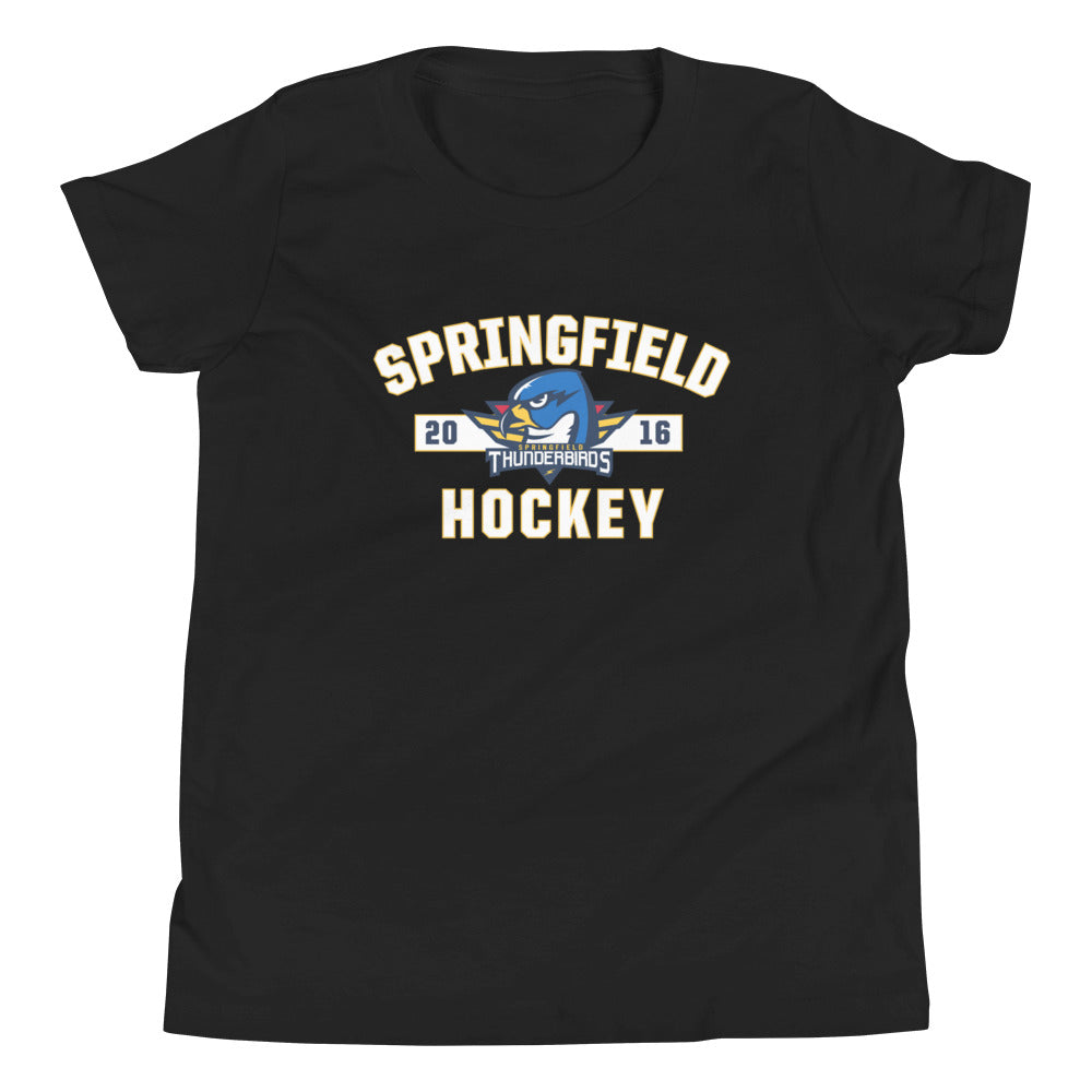 Springfield Thunderbirds Established Logo Youth Short Sleeve T-Shirt