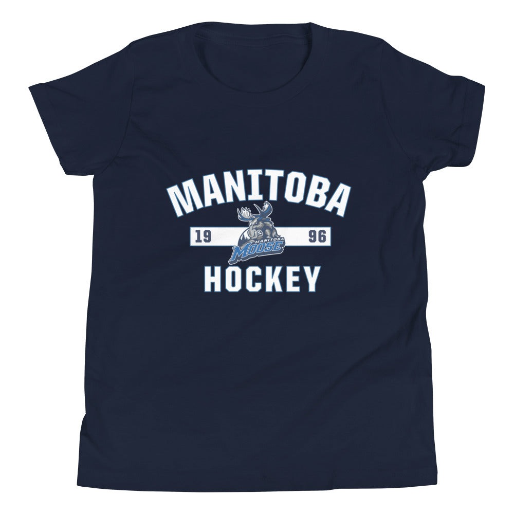 Manitoba Moose Established Logo Youth Short Sleeve T-Shirt