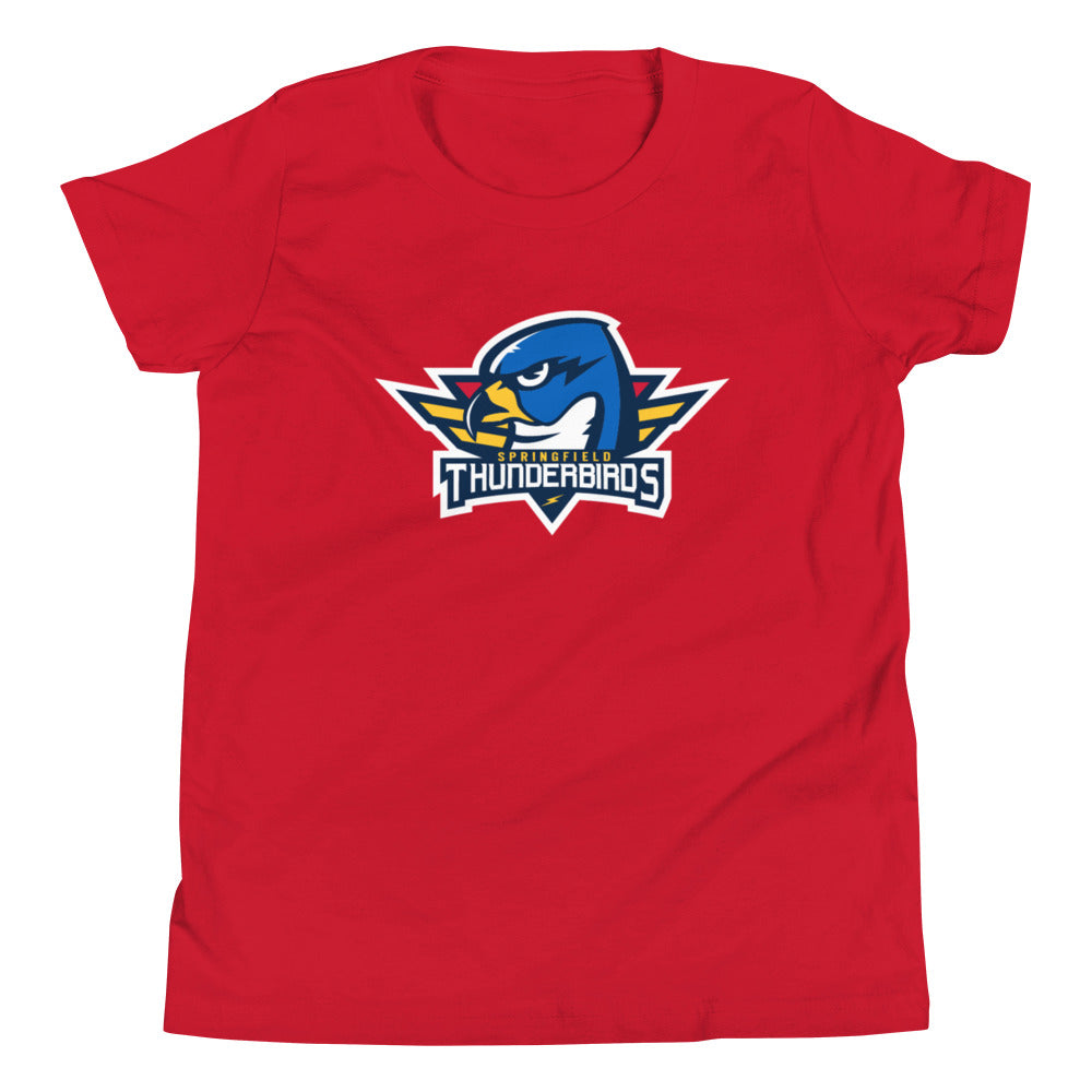 Springfield Thunderbirds Primary Logo Youth Short Sleeve T-Shirt