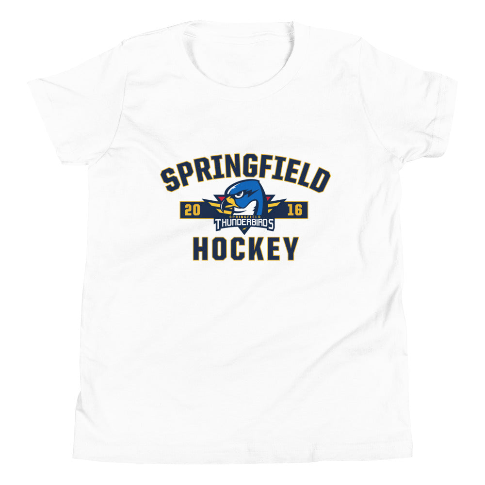 Springfield Thunderbirds Established Logo Youth Short Sleeve T-Shirt